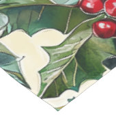 Poinsettia Bloemen Kerstpatroon (19) Tafelkleed (Gekanteld)