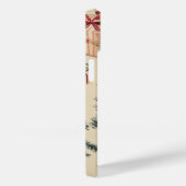 Poinsettia Bloemen Kerstpatroon (2) Case-Mate iPhone Case (Achterkant / Rechts)