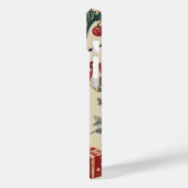 Poinsettia Bloemen Kerstpatroon (2) Case-Mate iPhone Case (Achterkant / Links)