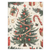 Poinsettia Bloemen Kerstpatroon (4) Tafelkleed (Voorkant)