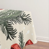 Poinsettia Bloemen Kerstpatroon (4) Tafelkleed (Voorbeeld)