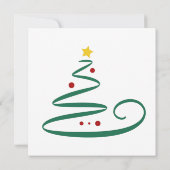 Poinsettia Bouquet, kerstfeest Kaart (Achterkant)