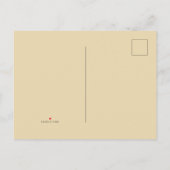 Poinsettia Bouquet,  RSV Uitnodiging Briefkaart (Achterkant)