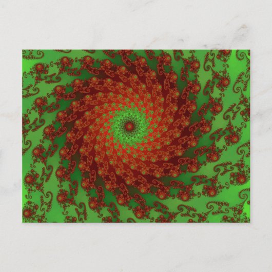 Poinsettia Briefkaart (Voorkant)