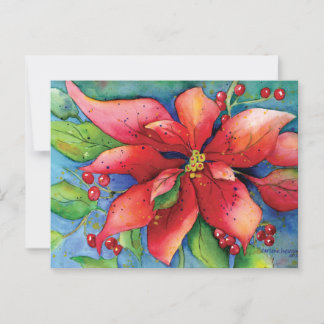 Poinsettia Briefkaart