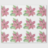 Poinsettia Cadeaupapier (Vlak)