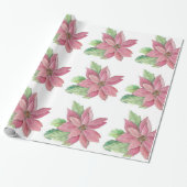Poinsettia Cadeaupapier (Uitgerold)