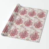 Poinsettia Cadeaupapier (Uitgerold)