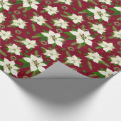 Poinsettia Cadeaupapier (Hoek)