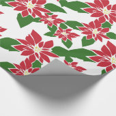 Poinsettia Cadeaupapier (Hoek)