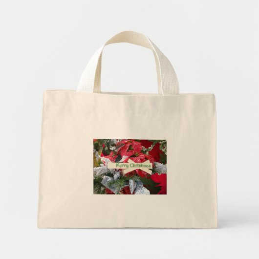 Poinsettia Chistmas Mini Tas (Voorkant)