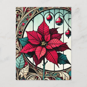 Poinsettia Christmas Flower Briefkaart