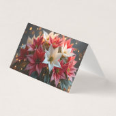 Poinsettia Christmas Kaart 1 (Voorkant)