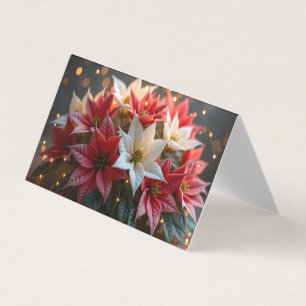 Poinsettia Christmas Kaart 1