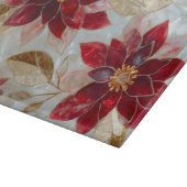 Poinsettia Christmas Snijplank (Hoek)
