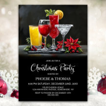 Poinsettia Cocktails Kerstfeest