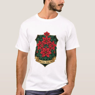 Poinsettia Crest T-shirt