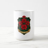Poinsettia Crest T-shirt Koffiemok (Center)
