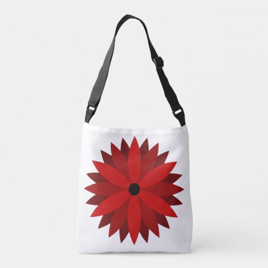 Poinsettia Crossbody Tas (Achterkant)
