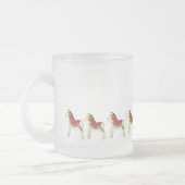 Poinsettia Dala Horse Hot Cider Mok (Links)