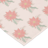 Poinsettia en Holly sprays Tafelkleed (Gekanteld)