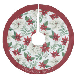 Poinsettia familienaam Kerstboomkleed Decoratie Kerstboom Rok