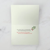 Poinsettia Feestdagen Kaart (Binnen)