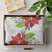 Poinsettia Floral Bouquet, met kerst ontkoppelen Tissuepapier (Geschenk)