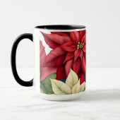 Poinsettia Flowers Mok (Links)