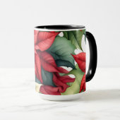 Poinsettia Flowers Mok (Voorkant rechts)