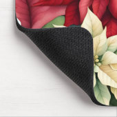 Poinsettia Flowers Muismat (Hoek)