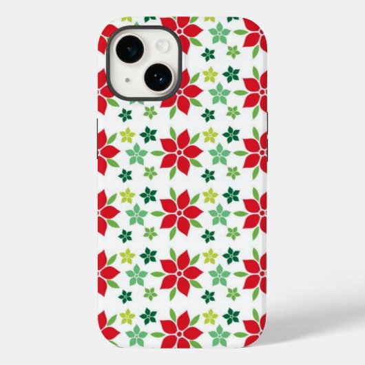 Poinsettia Flowers Phone Case (Achterkant)
