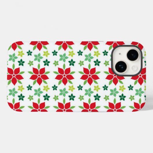 Poinsettia Flowers Phone Case (Achterkant (horizontaal))