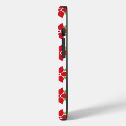Poinsettia Flowers Phone Case (Achterkant / Links)