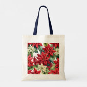 Poinsettia Flowers Tote Bag (Achterkant)