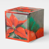 Poinsettia Gift Box Bedankdoosjes (Voorkant Zijde)