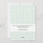 Poinsettia Greenery Pattern Vrolijke kerstfoto Feestdagenkaart (Achterkant)