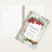 Poinsettia, heilig, mistletoe, pijndenkerst planner (Display)