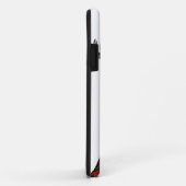 poinsettia hert wit Case-Mate iPhone case (Achterkant/rechts)