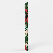 Poinsettia Holiday Kerstmis Case-Mate iPhone Case (Achterkant/rechts)