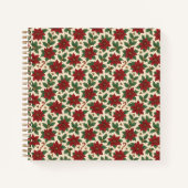  Poinsettia Holiday Notitieboek (Voorkant)