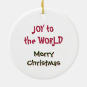 Poinsettia Holly Wreath Doberman Pinscher Puppy Keramisch Ornament (Achterkant)