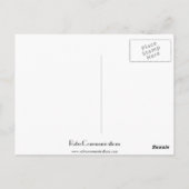  Poinsettia Illustratie Briefkaart (Achterkant)