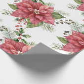 Poinsettia Inpakpapier (Hoek)