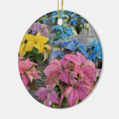 Poinsettia Keramisch Ornament (Links)
