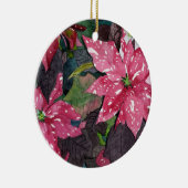 Poinsettia Keramisch Ornament (Rechts)
