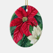 Poinsettia Keramisch Ornament (Rechts)