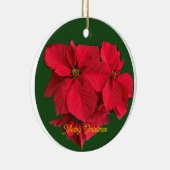Poinsettia keramisch ornament (Rechts)