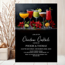 Poinsettia Kerst Cocktailparty