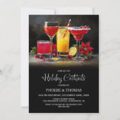 Poinsettia Kerstborrel Kaart (Voorkant)